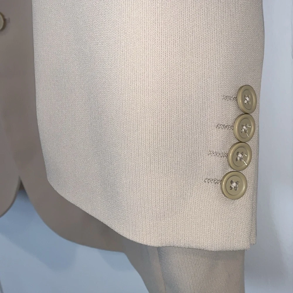 Alfani Single Breasted Sport Coat Blazer Beige XL